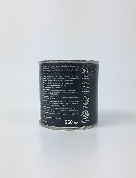 Воск для защиты древесины Woodson, 0,25л