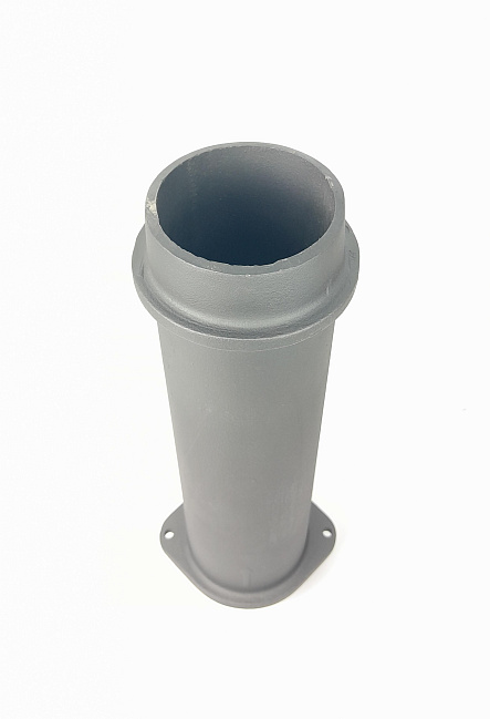 Чугунная ВЕРХНЯЯ труба для шибера 115/500мм