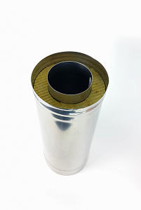 (GS) Труба-термо 0,5м, 115х200, AISI 430/430, 0,5мм/0,5мм, (К)