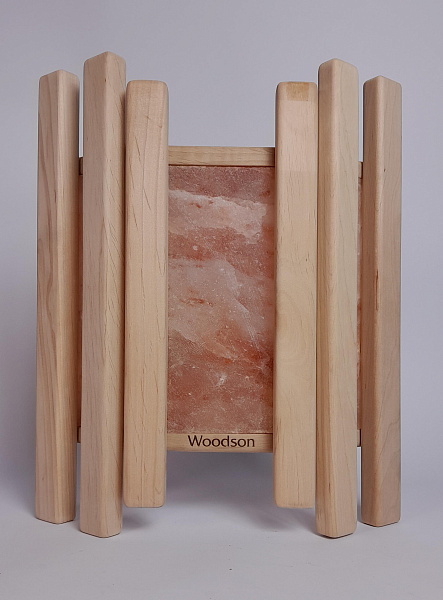 Абажур Woodson Trio с гималайской солью, липа