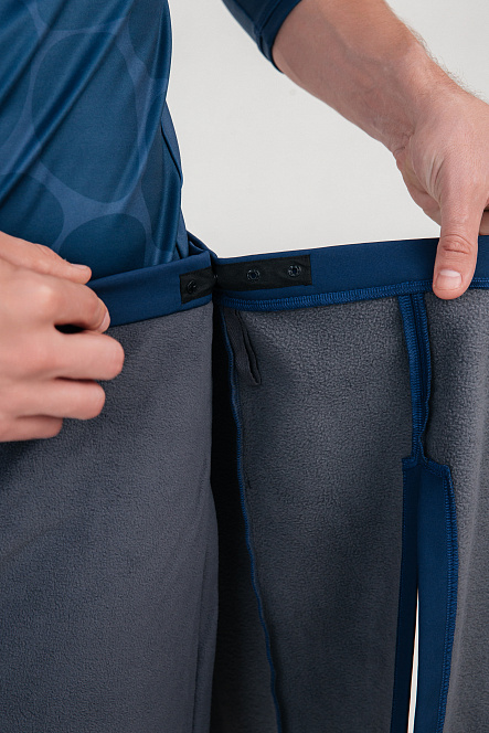 Килт муж софт, цвет синий+серый, Полиэстер 100%, р-р XL-XXL