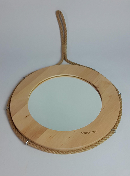 Зеркало для бани Woodson d38 ольха