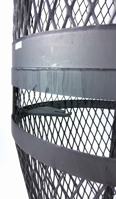 Сетка на трубу AVANGARD 25 Круглая под шибер 115 300*780