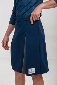 Килт муж софт, цвет синий+серый, Полиэстер 100%, р-р XL-XXL