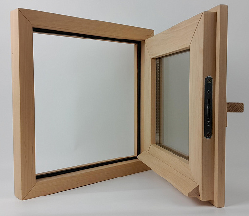 Окно Woodson 40*40, стекло бронза, ольха