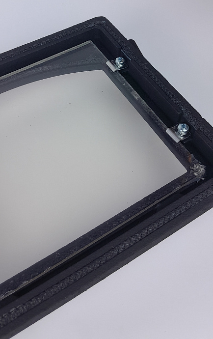 Дверка ВЕЗУВИЙ каминная 260 (Антрацит)